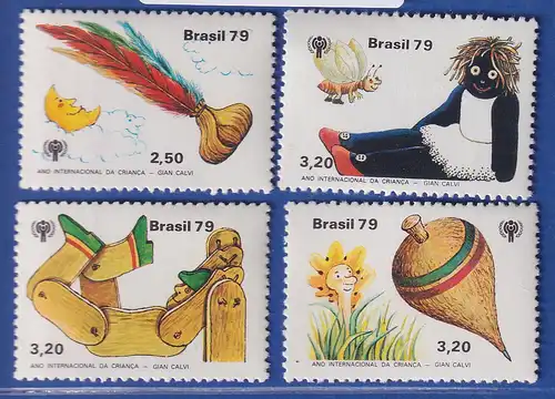 Brasilien 1979 Internationales Jahr des Kindes Spielzeug Mi.-Nr. 1742-45 **