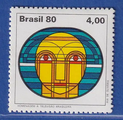 Brasilien 1980 Fernsehen Kopf in Bildschirm Mi.-Nr. 1763 **