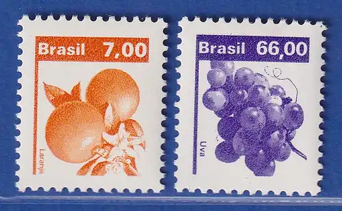 Brasilien 1981 Freimarken Landwirtschaftliche Produkte Mi.-Nr. 1817-18 **