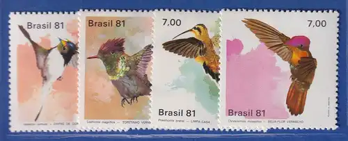 Brasilien 1981 Vögel: Kolibris  Mi.-Nr. 1823-26 **