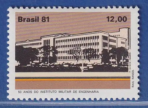 Brasilien 1981 Heeresingenieurschule Rio de Janeiro Mi.-Nr. 1839 **
