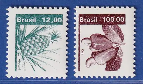 Brasilien 1981 Freimarken Landwirtschaftliche Produkte Mi.-Nr. 1843-44 **