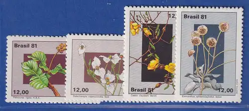 Brasilien 1981 Pflanzen des zentralen Hochlandes Mi.-Nr. 1846-49 **