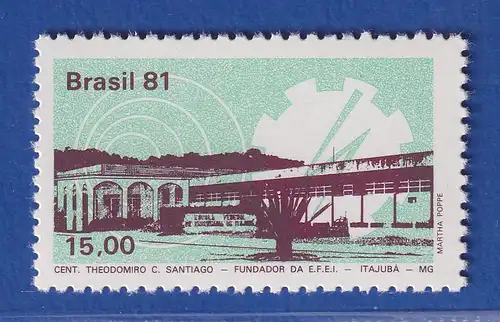 Brasilien 1981 Theodomiro Carneiro Santiago Ingenieurschule Mi.-Nr. 1866 **