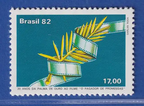Brasilien 1982 Verleihung der Goldenen Palme Filmstreifen Mi.-Nr. 1904 **