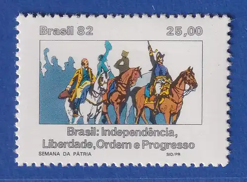 Brasilien 1982 160 Jahre Unabhängigkeit Pedro I.  Mi.-Nr. 1919 **