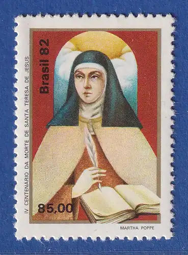 Brasilien 1982 400. Todestag der hl. Theresa von Avila Mi.-Nr. 1923 **