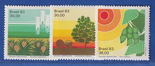 Brasilien 1983 Landwirtschaftliche Forschung Mi.-Nr. 1958-60 **