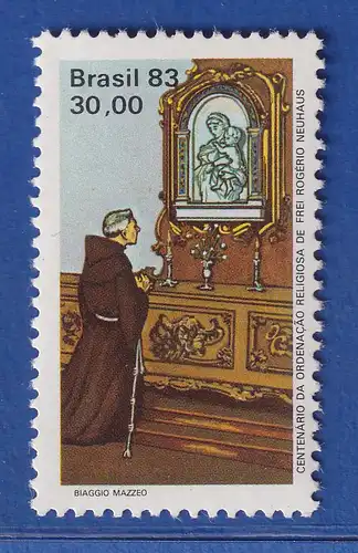 Brasilien 1983 Ordination von Pater R. Neuhaus vor Marienaltar Mi.-Nr. 1961 **
