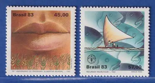 Brasilien 1983 Welternährungsprogramm Mi.-Nr. 2000-01 **