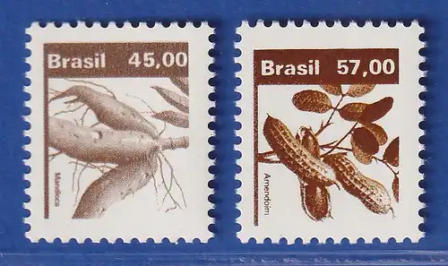 Brasilien 1983 Freimarken Landwirtschaftliche Produkte Mi.-Nr. 2014-15 **