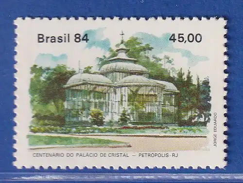 Brasilien 1984 Kristallpalast in Petrópolis Rio de Janeiro Mi.-Nr. 2018 **