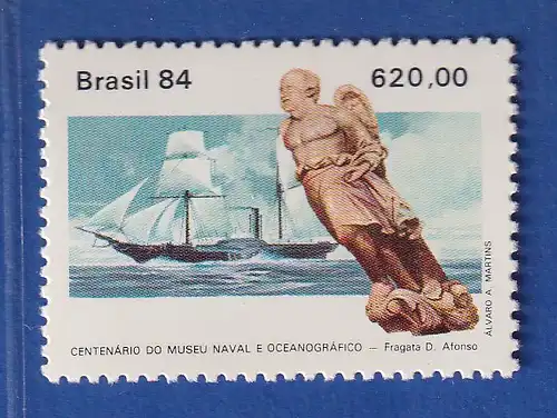 Brasilien 1984 Museum für Seefahrt und Ozeanographie Mi.-Nr. 2020 **