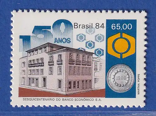 Brasilien 1984 Wirtschaftsbank in Salvador Bahia Mi.-Nr. 2057 **