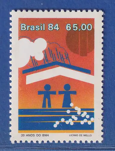 Brasilien 1984 Nationale Bank für sozialen Wohnungsbau Mi.-Nr. 2062 **