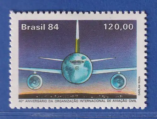 Brasilien 1984 Internationale Organisation der Zivilluftfahrt Mi.-Nr. 2089 **
