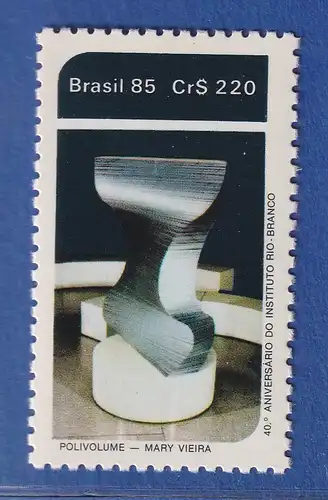 Brasilien 1985 Institut Rio Branco Skulptur von Mary Vieira Mi.-Nr. 2103 **