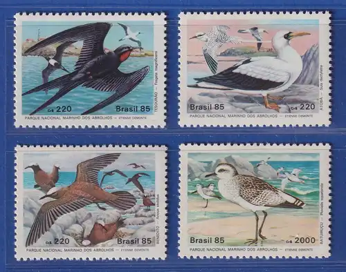 Brasilien 1985 Vögel im Nationalpark Marinho dos Abrolhos Mi.-Nr. 2122-25 **