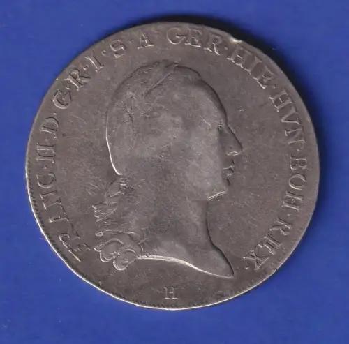 Österreich Habsburg 1795 Kronentaler H Kaiser Franz II. ca. 29gAg