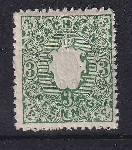 Altdeutschland Sachsen 1863 Freimarke Mi.-Nr. 14 a postfrisch **