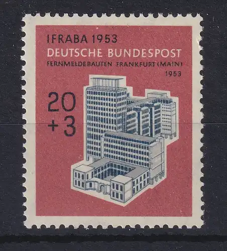 Bundesrepublik 1953 IFRABA  20+3 Pfg Mi.-Nr. 172 postfrisch **