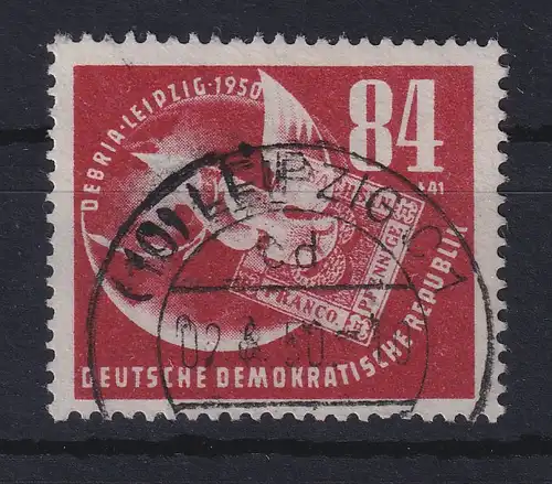 DDR 1950 84Pfg. DEBRIA  Mi.-Nr. 260 gestempelt LEIPZIG C1