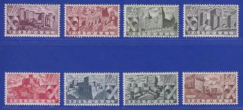 Portugal 1946 Portugiesische Burgen Mi.-Nr. 693-700 postfrisch **