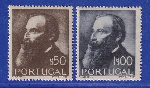 Portugal 1951 Abilio de Guerra Junqueiro Mi.-Nr. 758-759 postfrisch **