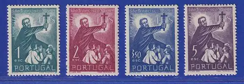 Portugal 1952 Heiliger Franz Xaver Mi.-Nr. 788-791 postfrisch **