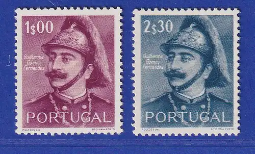 Portugal 1953 Guilherme Gomes Fernandes Mi.-Nr. 809-810 postfrisch **