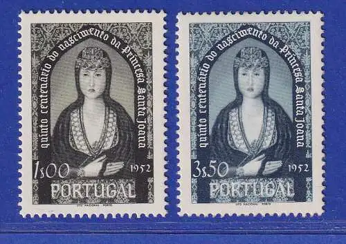 Portugal 1953 Prinzessin Santa Joana Mi.-Nr. 813-814 postfrisch **