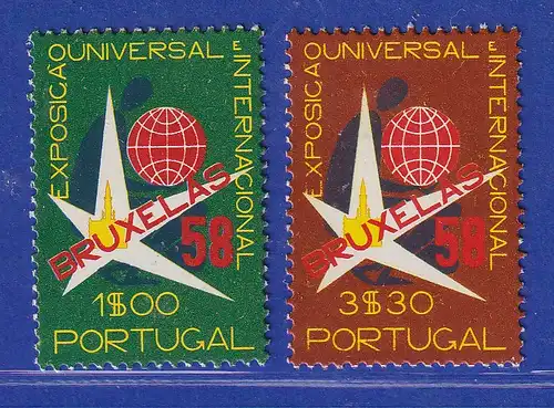 Portugal 1958 Weltausstellung Brüssel Mi.-Nr. 862-863 postfrisch **