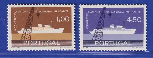 Portugal 1958 Kongress der Handelsmarine Mi.-Nr. 870-871 postfrisch **