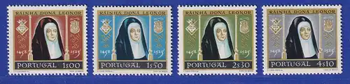 Portugal 1958 Königin Leonor (1458-1525) Mi.-Nr. 872-875 postfrisch **