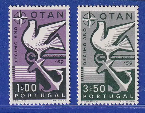 Portugal 1960 10 Jahre NATO Mi.-Nr. 878-879 postfrisch **