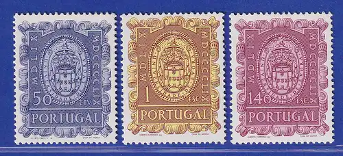 Portugal 1960 400 Jahre Universität Evora Mi.-Nr. 887-889 postfrisch **