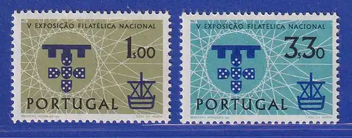 Portugal 1960 Nationale Briefmarkenausstellung Mi.-Nr. 900-901 postfrisch **