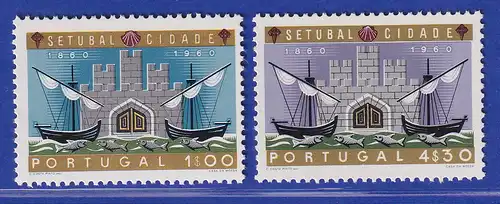 Portugal 1961 100 Jahre Stadt Setubal Mi.-Nr. 905-906 postfrisch **