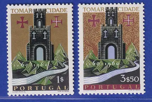 Portugal 1962 800 Jahre Stadt Tomar Mi.-Nr. 910-911 postfrisch **