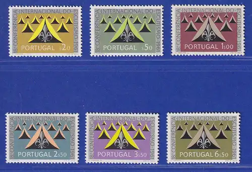 Portugal 1962 Internationale Pfadfindertagung Mi.-Nr. 917-922 postfrisch **