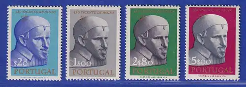 Portugal 1963 Heiliger Vinzenz von Paul Mi.-Nr. 941-944 postfrisch **