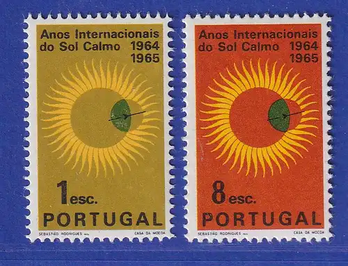 Portugal 1964 Jahre der ruhigen Sonne Mi.-Nr. 966-967 postfrisch **