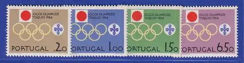 Portugal 1964 Olympische Spiele in Tokio Mi.-Nr. 968-971 postfrisch **