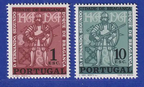 Portugal 1965 500 Jahre Stadt Bragança Mi.-Nr. 977-978 postfrisch **