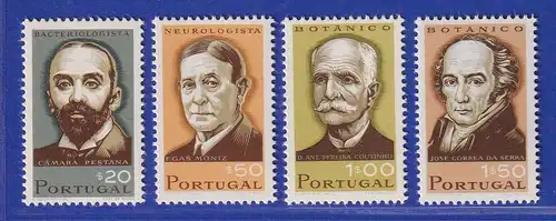 Portugal 1966 Portugiesische Wissenschaftler Mi.-Nr. 1015-1022 postfrisch **