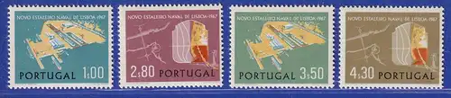 Portugal 1967 Schiffswerft Margueira Mi.-Nr. 1036-1039 postfrisch **