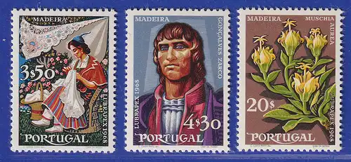 Portugal 1968 Madeira - Ausstellung LUBRAPEX Mi.-Nr. 1060-1066 postfrisch **