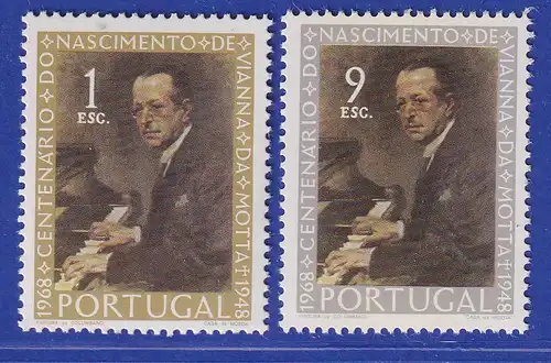 Portugal 1969 José Vianna da Motta Mi.-Nr. 1082-1083 postfrisch **