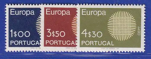 Portugal 1970 Europa Mi.-Nr. 1092-1094 postfrisch **