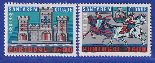 Portugal 1970 100 Jahre Stadtrecht Santarém Mi.-Nr. 1109-1110 postfrisch **